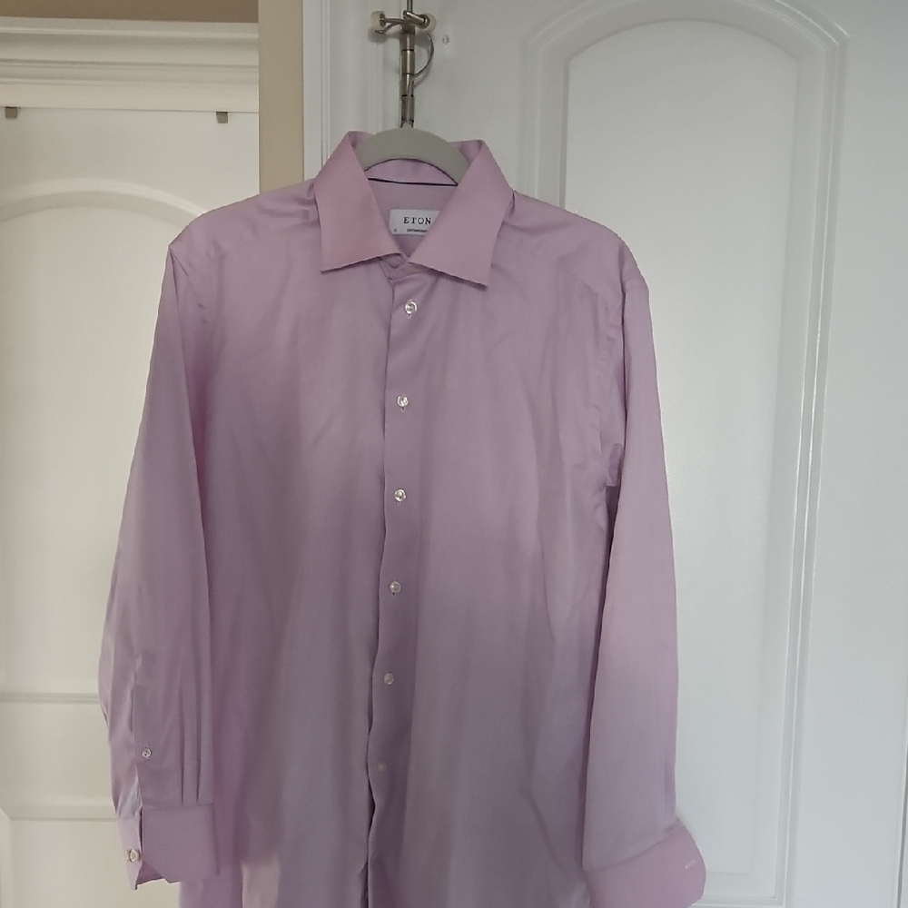 Eton Purple Dress Shirt Classic Formal Wear